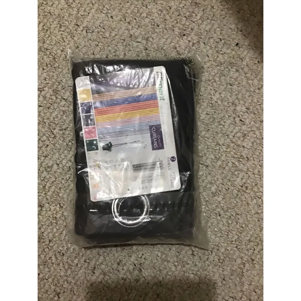 ⚡️ BGment Rod Pocket and Back Tab Blackout Curtains Charcoal 38